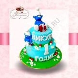 ТОРТ ВЕСЕЛЫЕ СМУРФИКИ